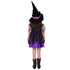 Halloween Costumes for Girls Children girls Cosplay Witch Halloween Costumes For Girls Party Witch Dress With Hat - menochic